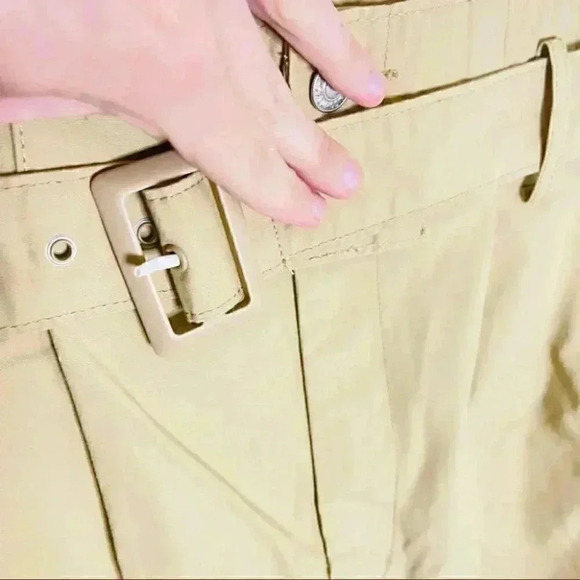 NWOT Levi's Tailor High Loose Taper Pants in Incense Brown Belted Paperbag - Picture 6 of 7